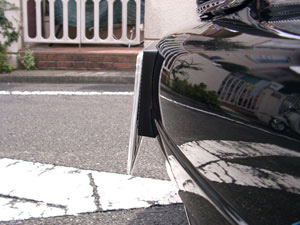 横からの比較（純正 vs オリジナル）