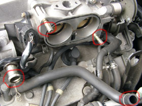 サクションパイプの取り外し