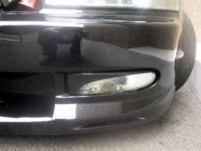 つや消しブラック塗装された状態