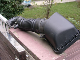 外れたサクションパイプ