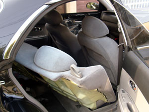 後部座席取り外し